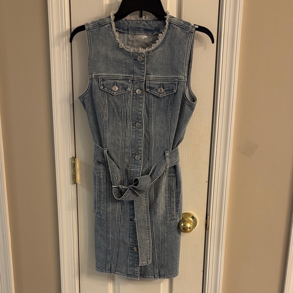 NWOT Michael Kors Blue jean Dress SIZE 2 Petite